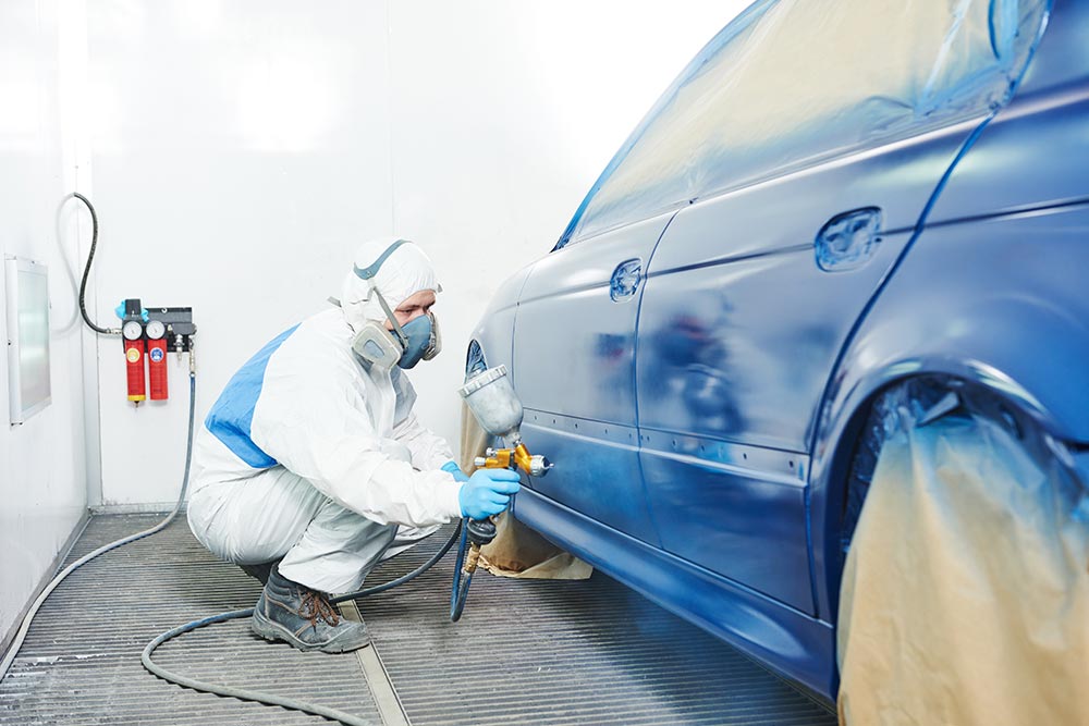 Peinture chrome voiture pour professionnel et garage